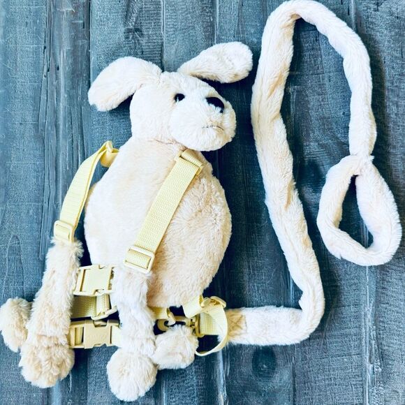 Berhapy Kids Plush Puppy Dog Harness Leash - Picture 1 of 4
